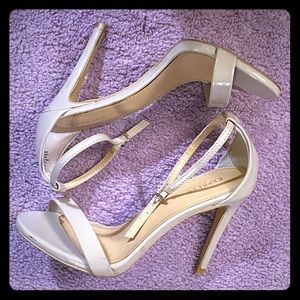 EXPRESS NUDE STRAPPY SANDALS